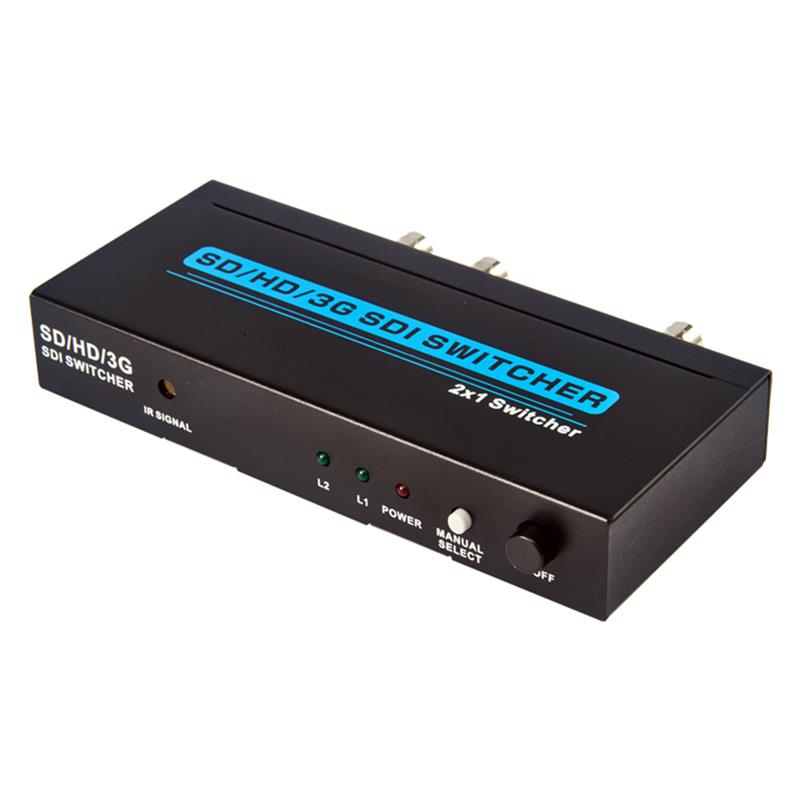 SWITCHER SD / HD / 3G SDI 2x1 Podpora 1080P