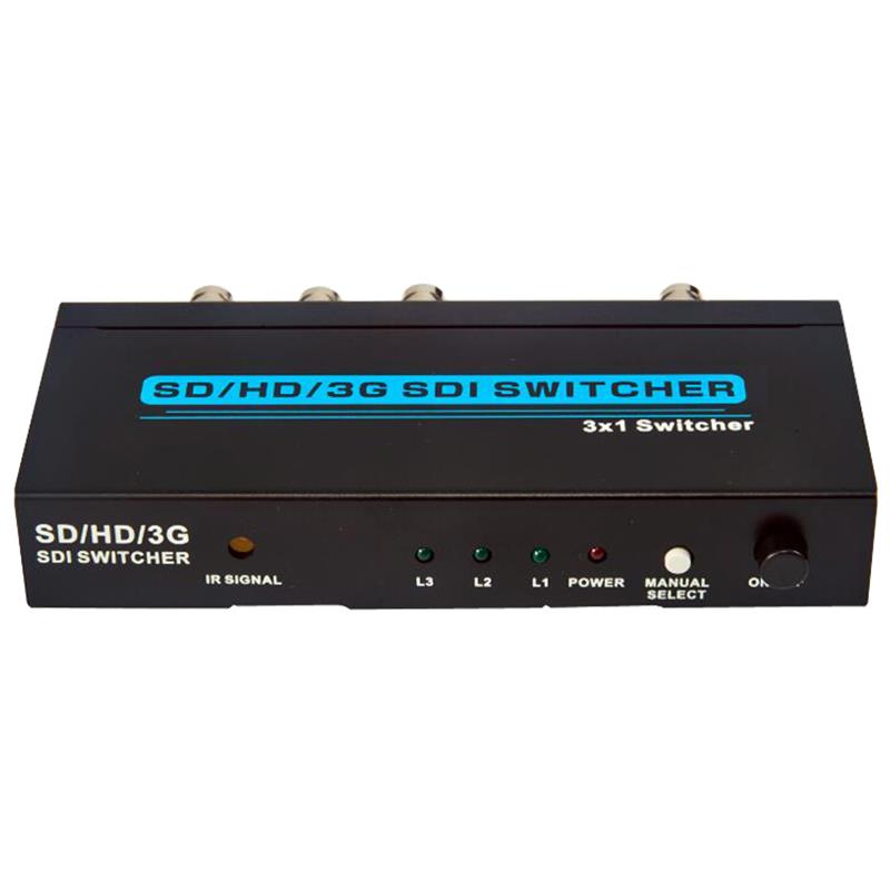 SD/HD/3G SDI 3x1 SWITCHER Podpora 1080P