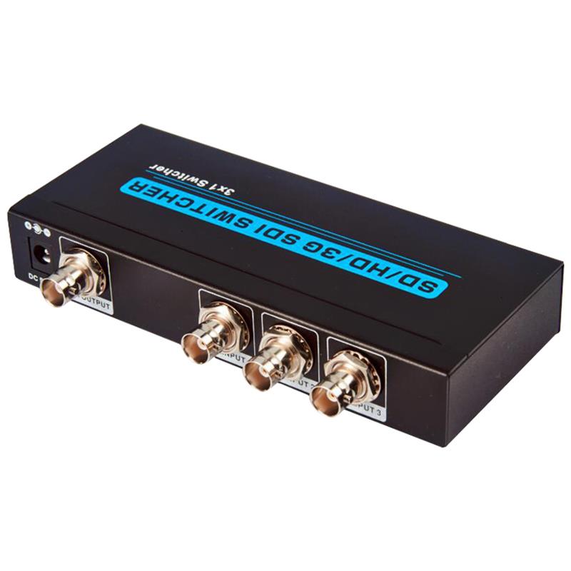 SD/HD/3G SDI 3x1 SWITCHER Podpora 1080P