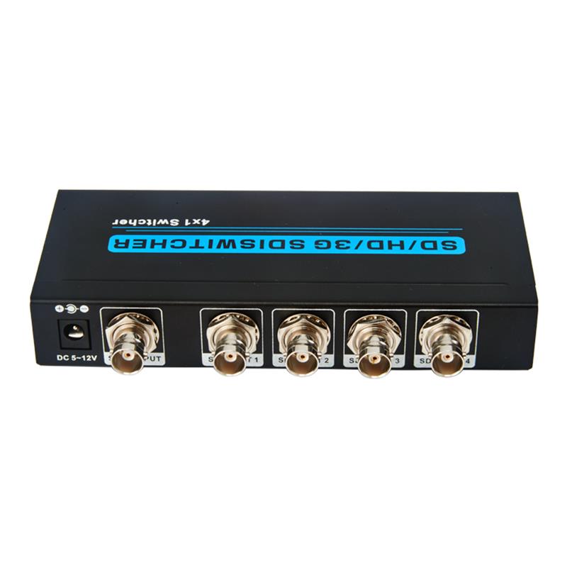 SD/HD/3G SDI 4x1 SWITCHER Podpora 1080P