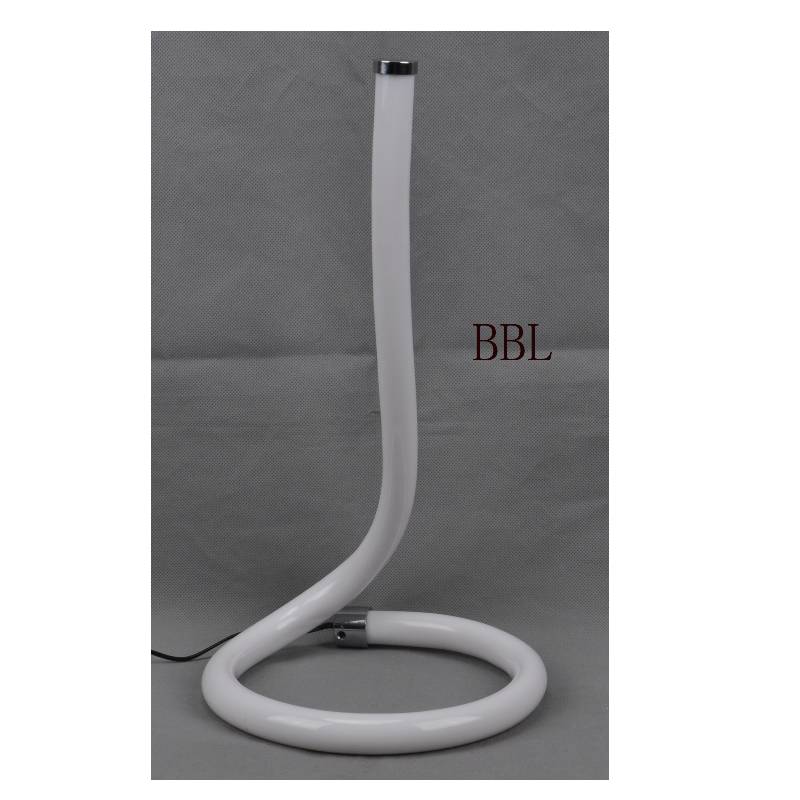 Stolní lampa LED s akrylovou trubicí a bez stínu