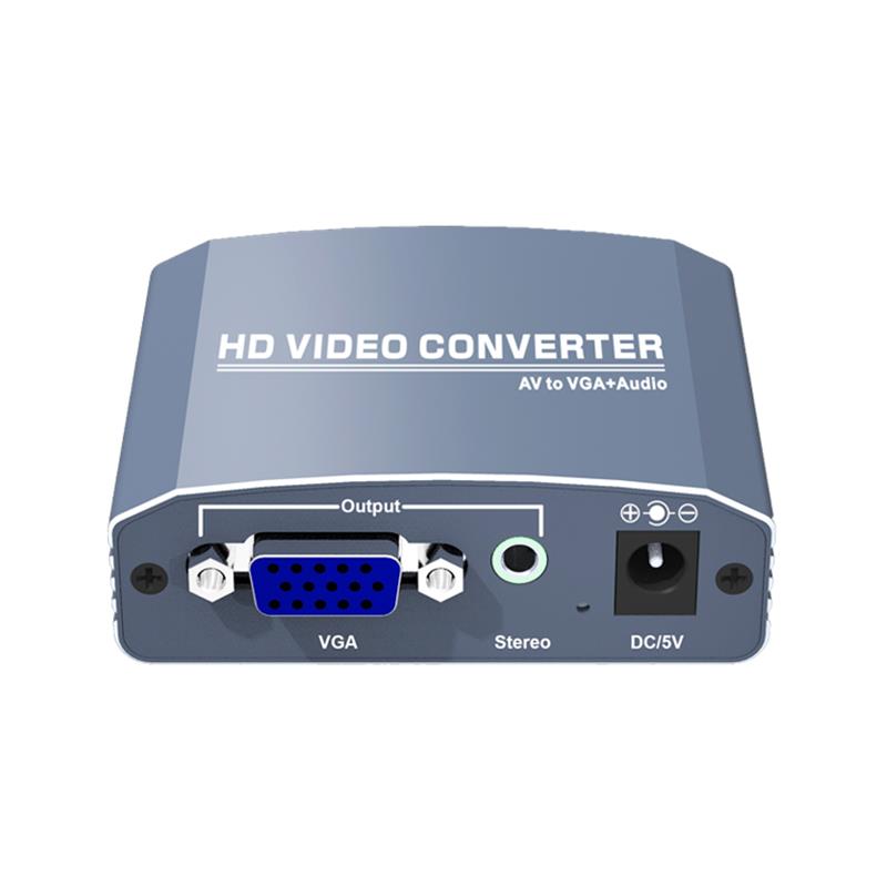 Měnič A / V na VGA + Stereo Converter Up Scaler 720P / 1080P