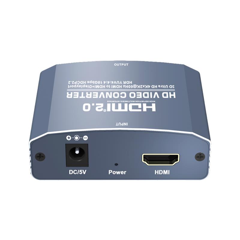 3D Ultra HD 4Kx2K @ 60 Hz Převodník HDMI na HDMI + DP Podpora HDMI2.0 18 Gbps HDR YUV4: 4: 4 HDCP2.2