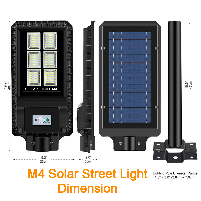 Solární pouliční osvětlení M4