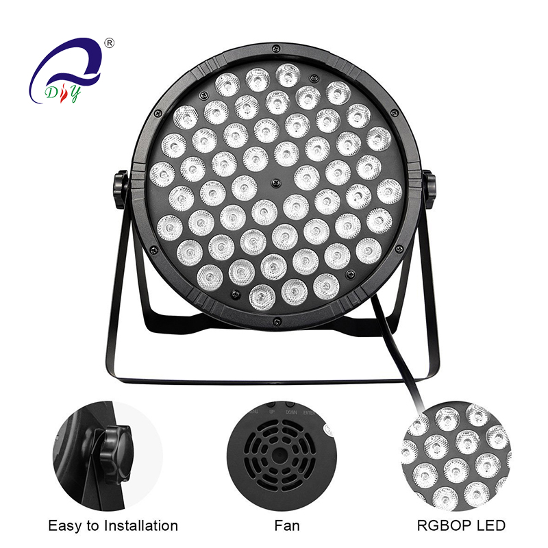 PL100II 54ks *1W LED Par Light with Plastic Case for Dj Wedding