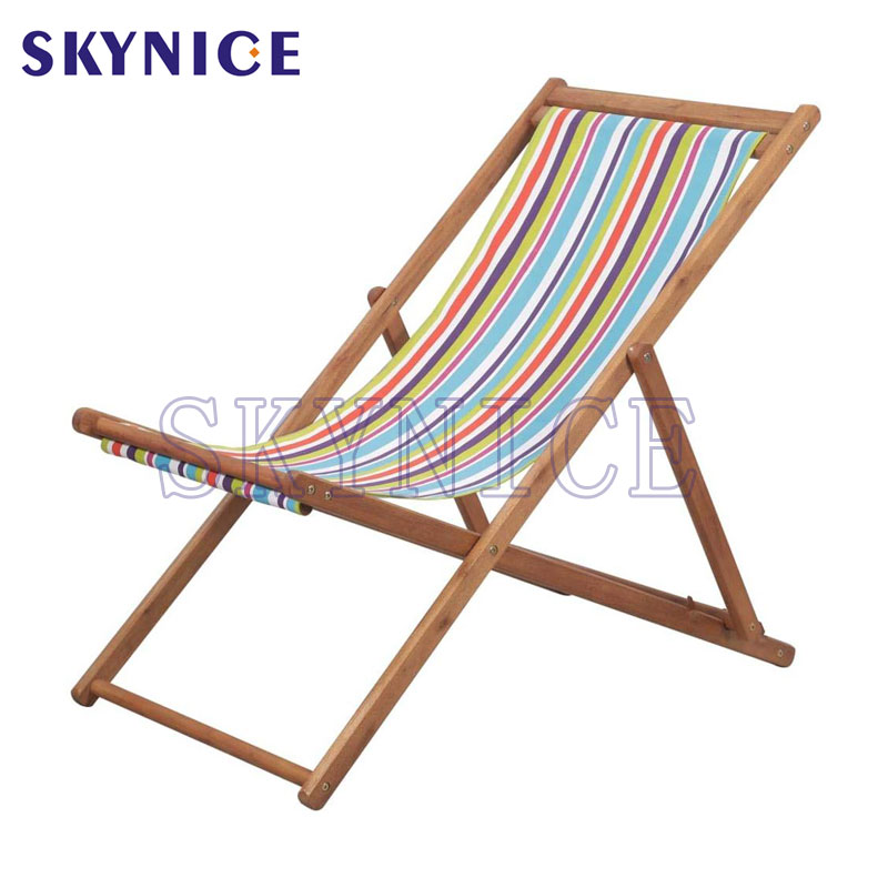Sunshine Seaside Wooden Lounge Beach židle