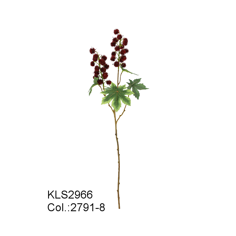 67 cm Ricinus Spray \/ 35 hlav