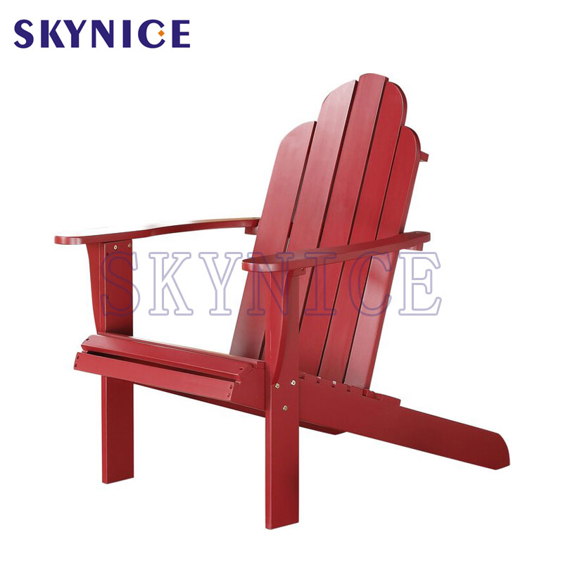 Dřevěná židle Adirondack pro volný čas v zahradě