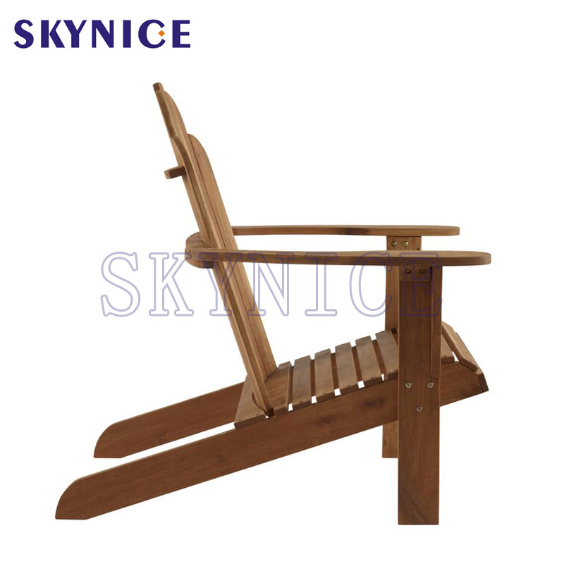 Venkovní zahradní dřevěná židle Adirondack