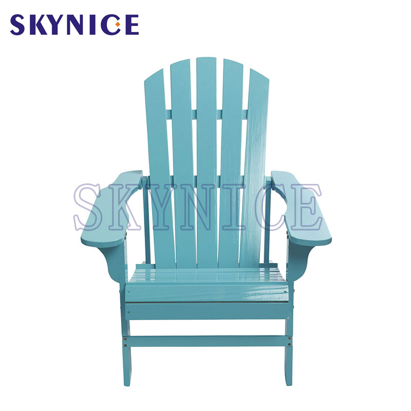 Vlastní pevná Wood Outdoor Patio Garden Lounge Adirondack Chair