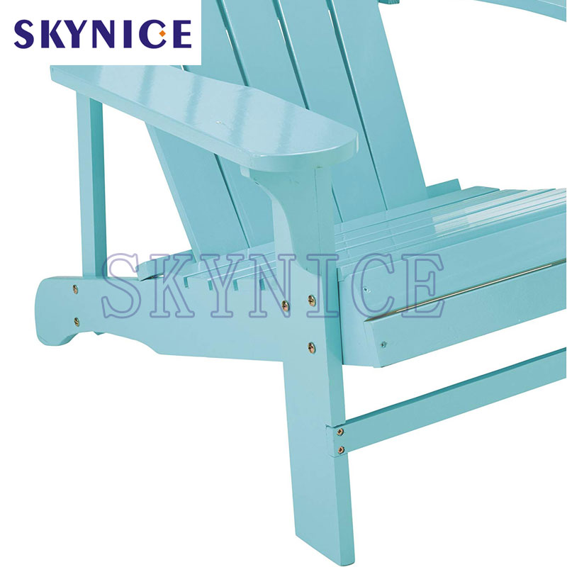 Přírodní barva Outdoor Beach Wood Adirondack Chair