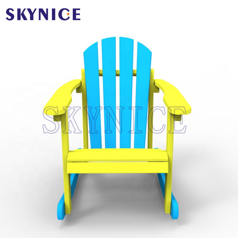 Kid's Wooden Adirondack Rock Chair