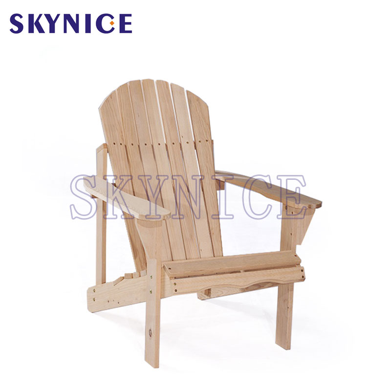 Venkovní Natural Fir Wood Rocking Chair Patio Deck Frog Chair