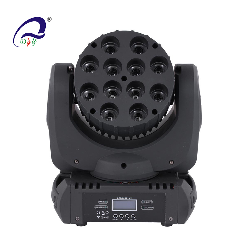 PL56A 12ks 10w 4in1 RGBW LED Beam Moving Head Light for stage