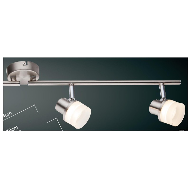 Vysokonapěťové LED bodové světlo-4, s plastovým odstínem válce