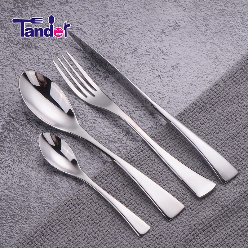 evropský styl 4 ks zrcadlo leštidlo svatba nerez ocel modern í flatware