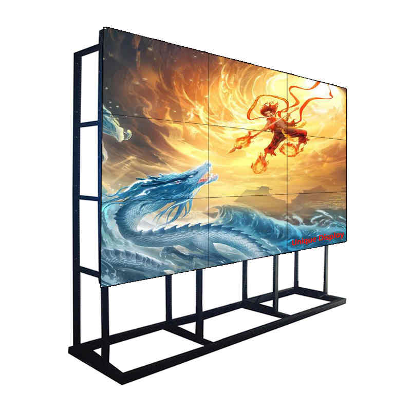 55 palcová 0.88mm bezel 700 NIT LG LCD video Walls System Monitor Display for Command Center, Shopping Mall, Chain Store Control room