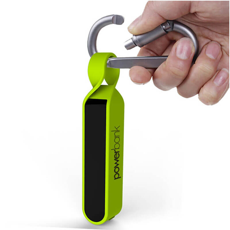 Mini vodotěsná mobilní baterie IPX6 Power Bank s klíčovým řetězcem