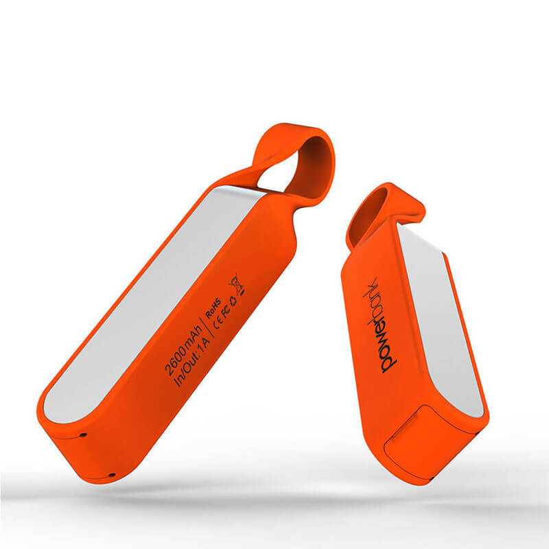 Mini vodotěsná mobilní baterie IPX6 Power Bank s klíčovým řetězcem