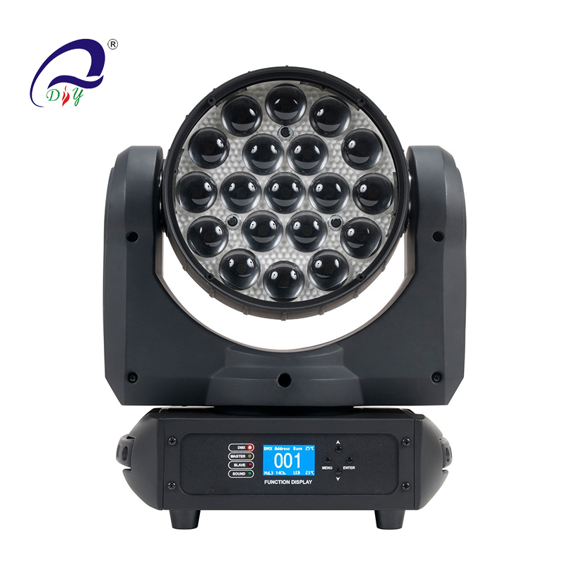 PL-65 19ks*12W mytí LED Zoom Moving Head Light for stage and disco