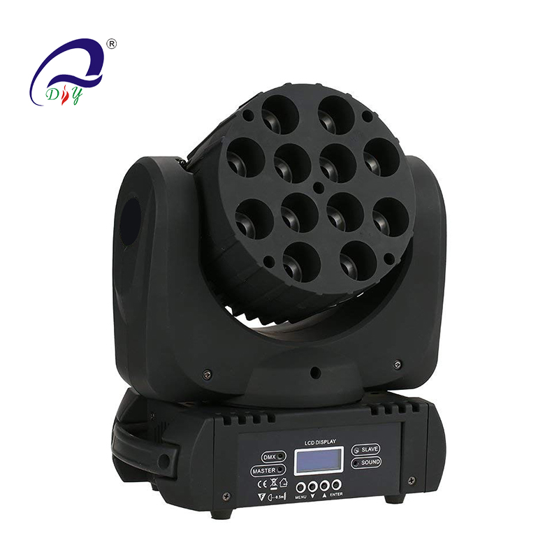 PL56A 12ks 10w 4in1 RGBW LED Beam Moving Head Light for stage