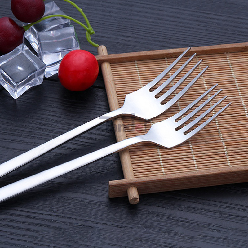 Zboží pro domácnost Fstainless Steel 18/10 Sada tenkých příborů z korejského stylu, sada korejských příborů