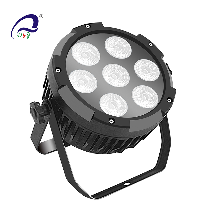 PL17 7PCS Vodotěsný IP65 LED Par Light