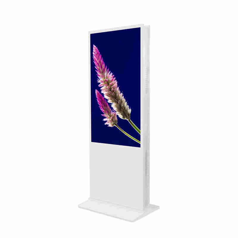 43palcová podlaha Uptanding Double Sided Digital Signage kiosk Advertising Player Billboard for shopping Mall, chain store and bank lobby