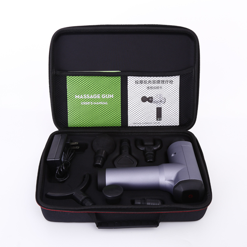 Muscle Massager Fitness sval relaxer elektrický šok chytit hluboké vibrace fascial zbraň