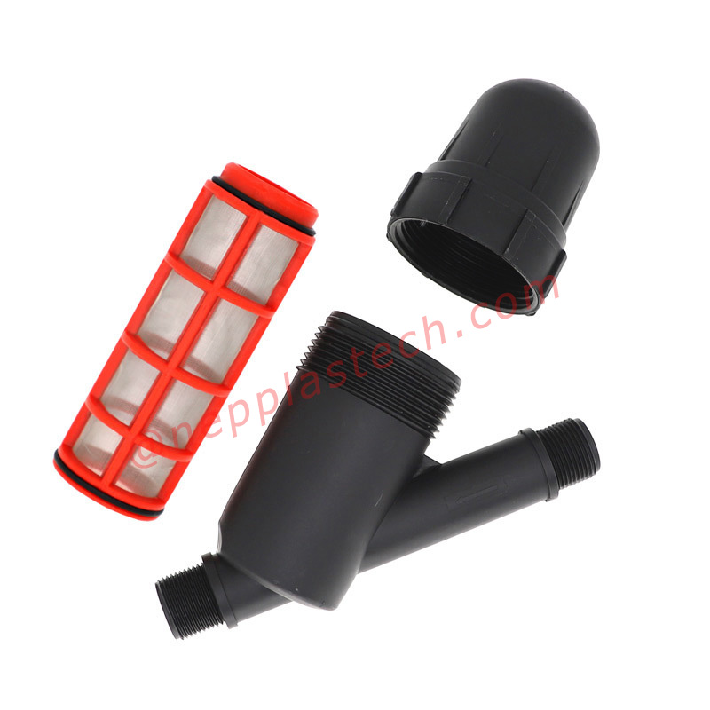 1 palec zemědělství kapání irrigaiton systém disk filtry zahradní krajina zavlažovací filtry typu Y