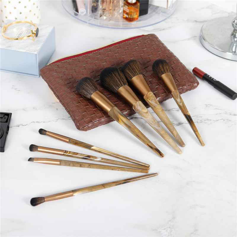 Sada make-upů BEALUXUR, sada Premium Syntetický obličejový pudr na oči, oční stíny, sada na make-up a kosmetická taška