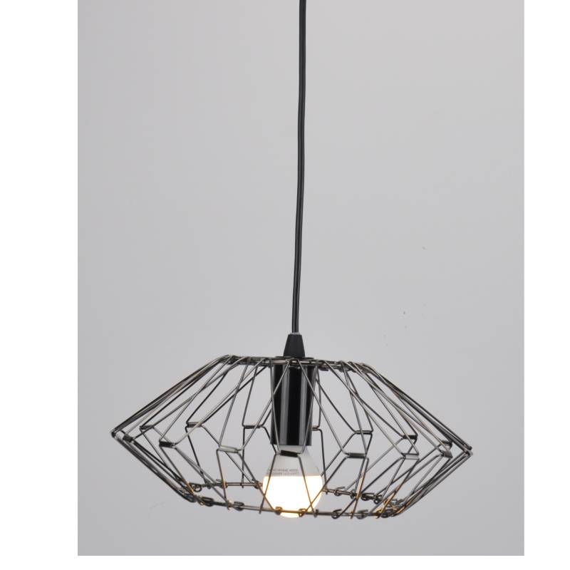 Závěsná lampa se středním DIY stínem