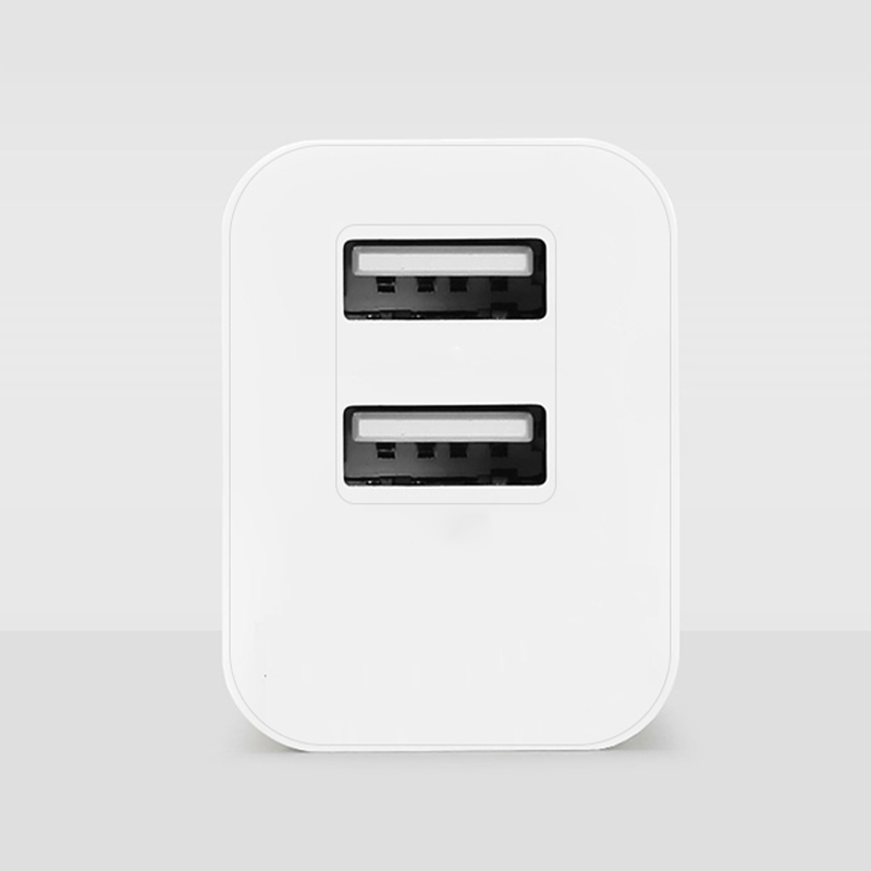 USA Plug Adaptér, 2.1A Dual USB Wall Charger Kompatibilní s iPhone, Samsung, další Android mobilní telefony
