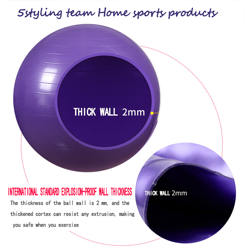 PVC zesílené exploze-odolné jóga fitness masážní míč rehabilitační trénink guma jóga rovnováhu míč sportovní vybavení velkoobchod