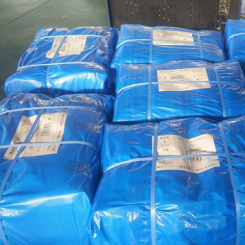 HDPE Woven Fabric Tarpaulin, LDPE Laminovaný PE Tarpaulin, Dokončená plachta