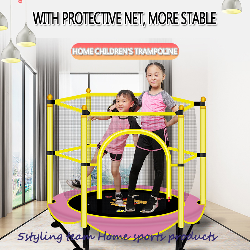 Přímý prodej malé skákací postele pro domácí děti pro děti s ochrannou síťkou pro dětské skákací postele