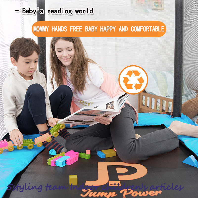 Americká houpačka trampolína dětský domácí dětský trampolína s ochrannou sítí