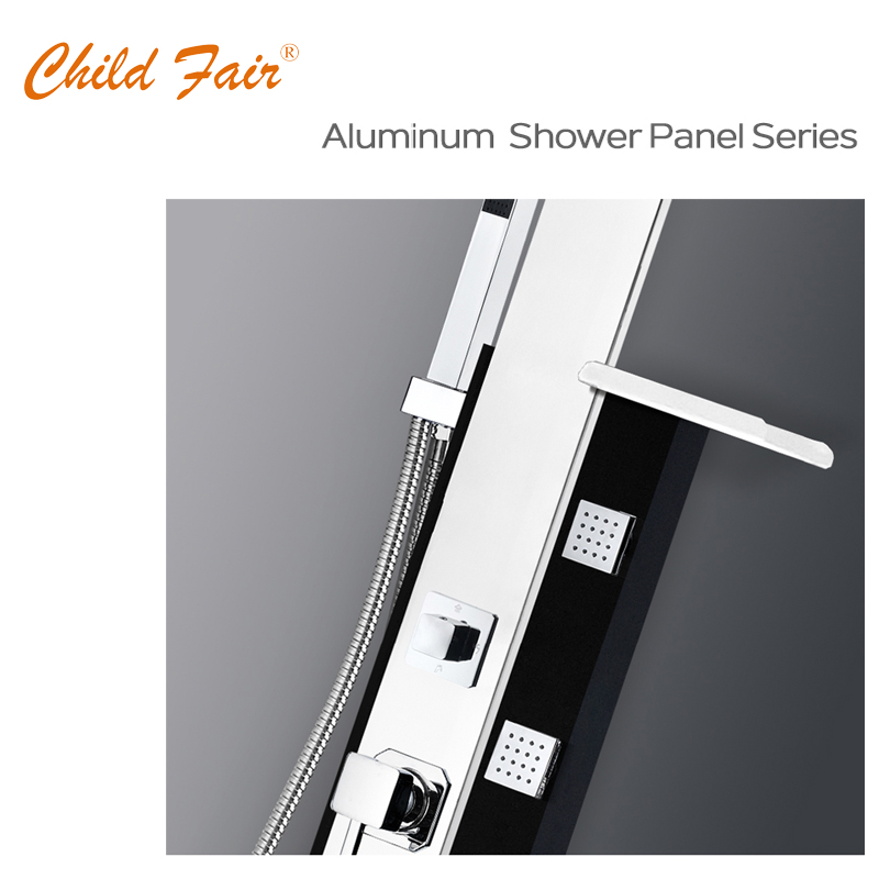 Koupelnový sprchový panel CF9036, hliníkový sprchový panel, masážní sprchový panel
