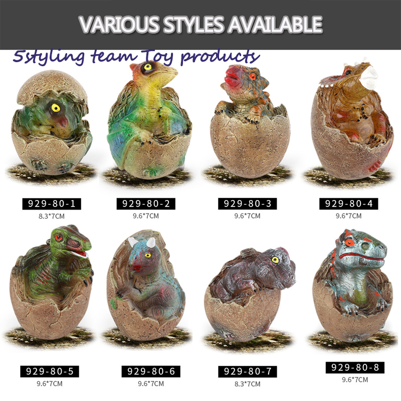 Přeshraniční zvláštní účel pro Amazon Jurassic měkké gumové skořápky lámání zvuku, světla, vejce dinosaurů, dětské vzdělávací hračky