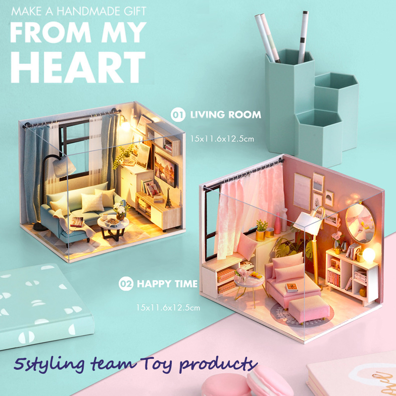 DIY dům: happy hour light and corner of obývací pokoj