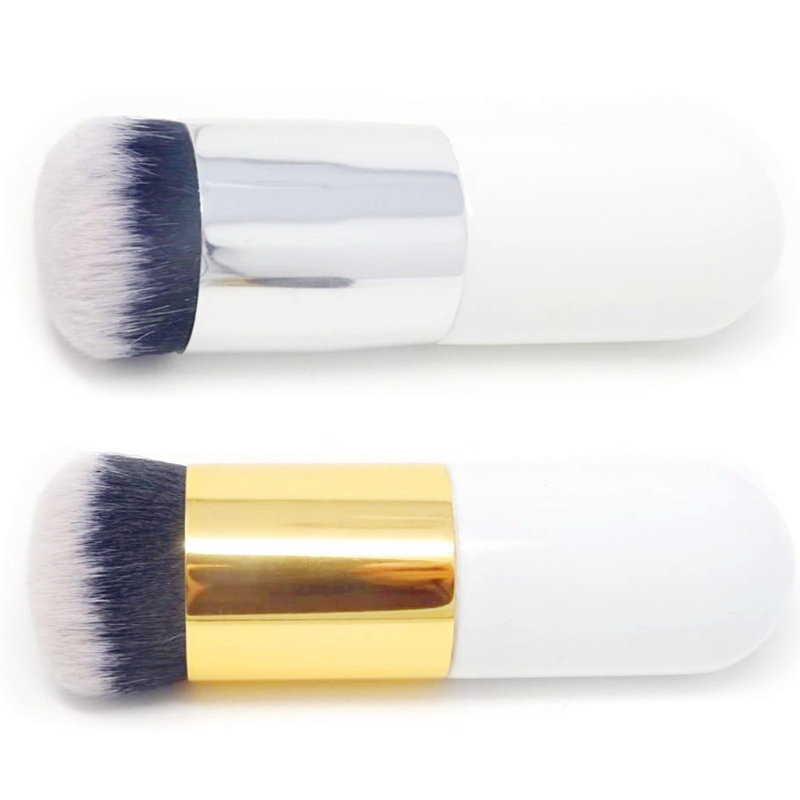 BELUXUR 2PCS Portable Big Round Head Makeup Kartář Krása Kosmetická štětka Nadace Brush Blush Brush Face Powder Brush BB Cream Brusel pro každodenní použití nebo cestování