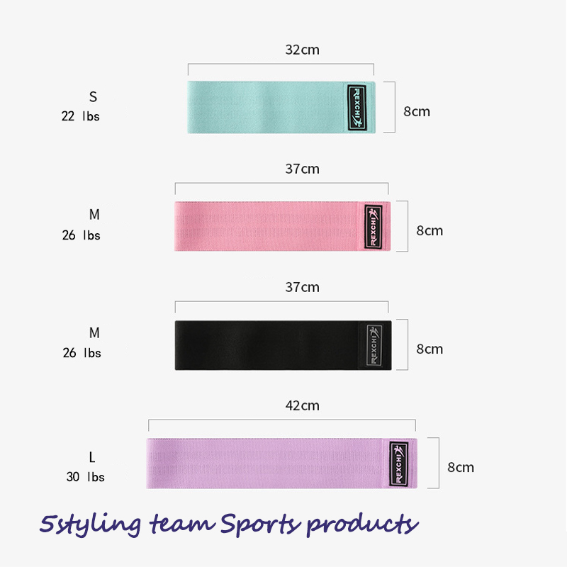Rexchi \/ Reich jóga s kyčelním prstenem Odpor jógy s dřepem fitness elastický pásek s napínáním na kapely
