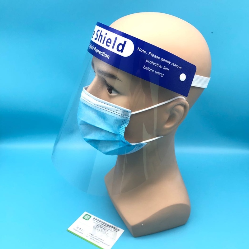 Plastový ochranný obličejový štít