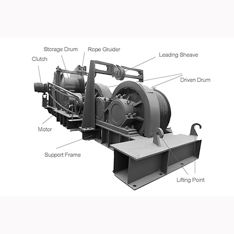 JMM Velká kapacita Friction Winch