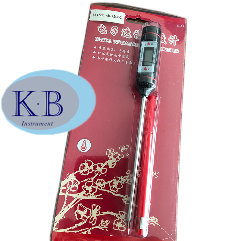 Meat Thermometer Instant Read Cooking Digital Food Probe Thermometer Pocket Thermometer for BBQ Kitchen Use