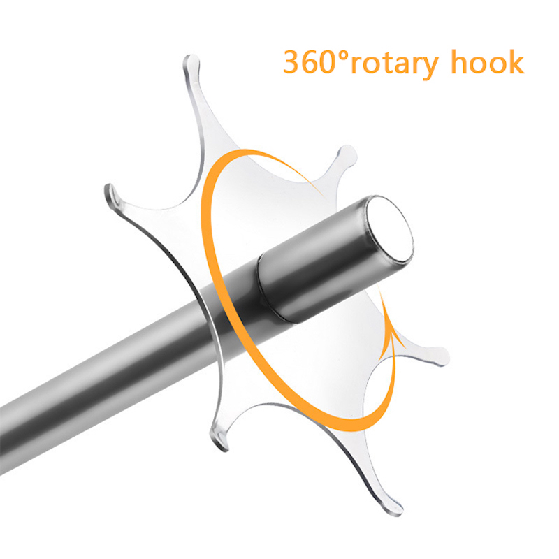 Kuchyňský otočný stojan na ramínko z nerezové oceli držák otočné úložné police nástroje na vaření organizér