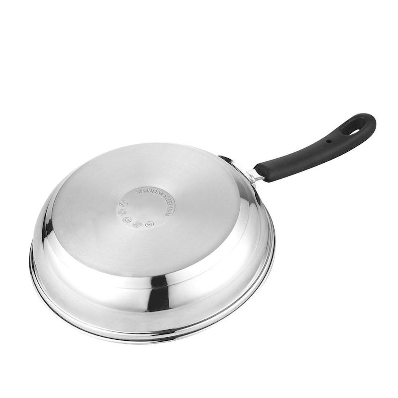 pánev wok nerezová ocel s víkem