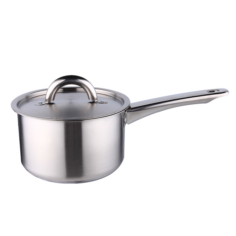 STAINLESS STELL MLÉKO POT S LID