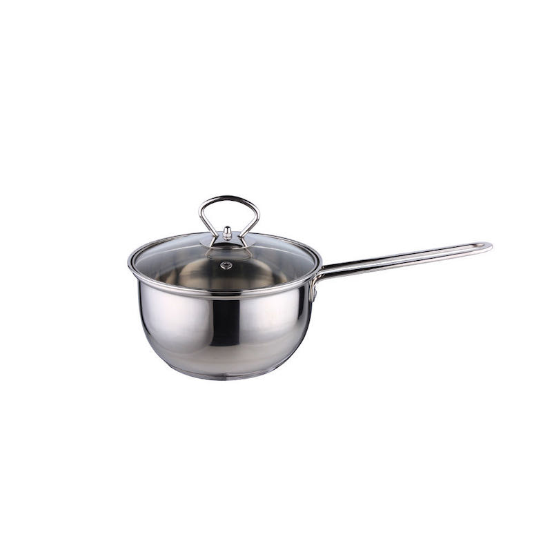 STAINLESS STELL MLÉKO POT S LID