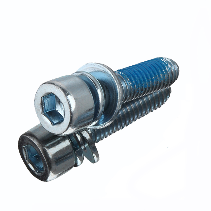 Čínský dodavatel DIN912 Modrý zinek Hex Socket Cup Head Screws s Nylok